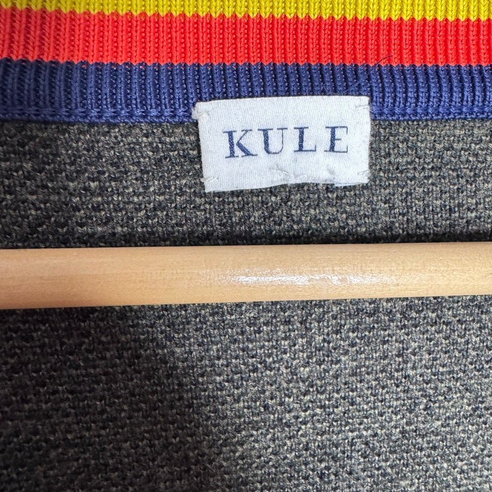 Kule The Jane Cardigan Camo Wool Blend Sweater Small - Picture 8 of 10